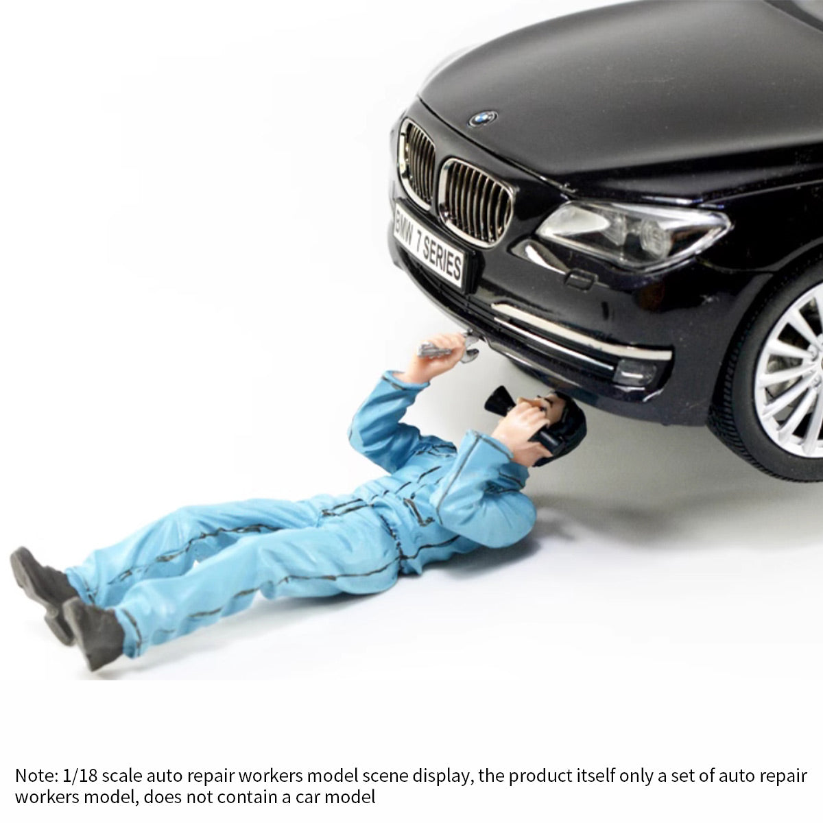 Auto Repair Worker Automobile Mechanic Action Figure Complete Set 1/18 Scale - stirlingkit