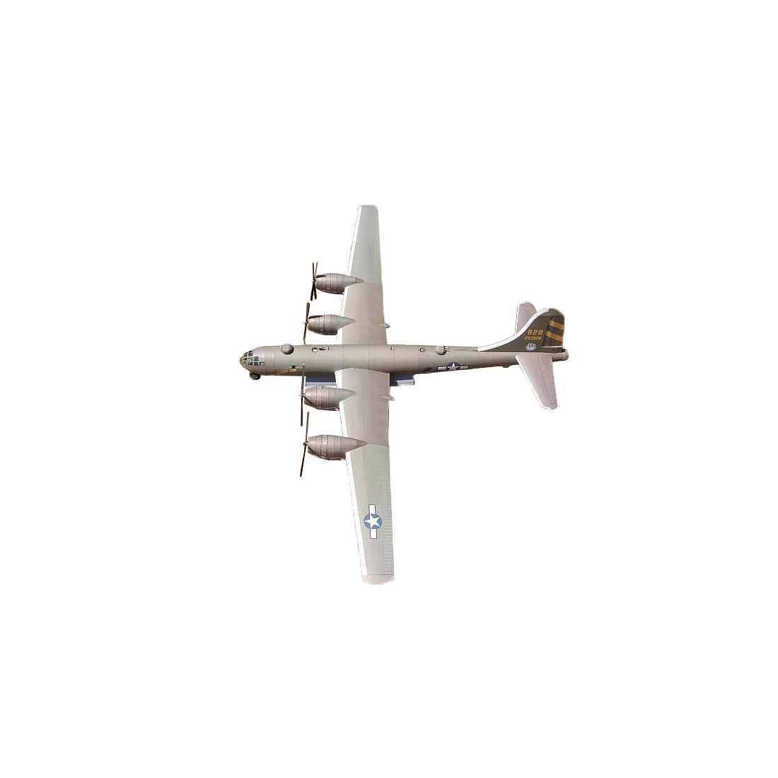 B-29 Heavy Bomber DIY Paper Model Building Kit Wingspam 93cm
