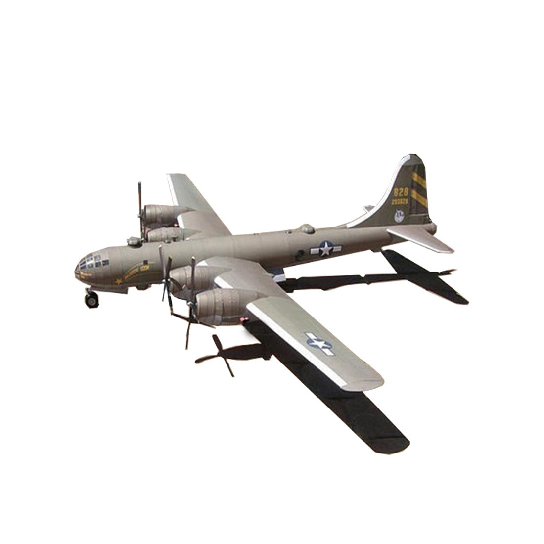 B-29 Heavy Bomber DIY Paper Model Building Kit Wingspam 93cm