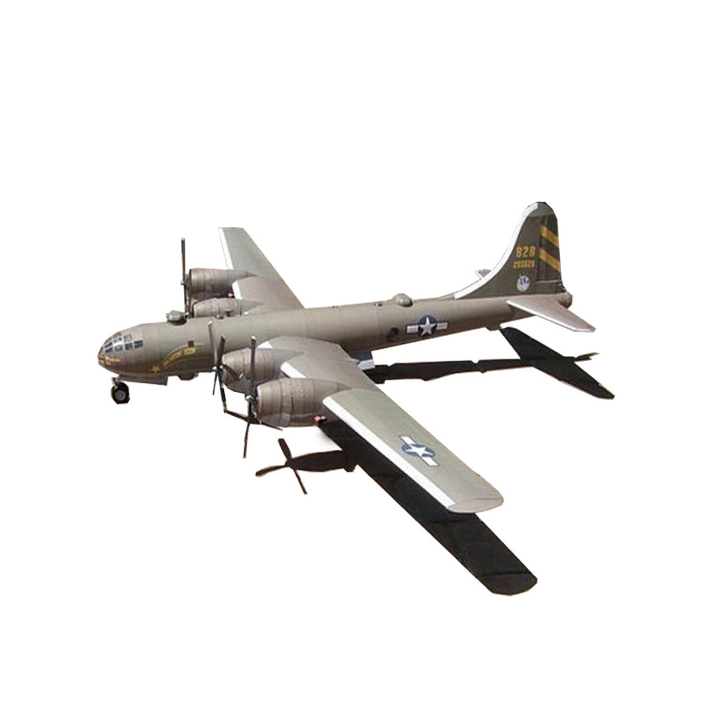B-29 Heavy Bomber DIY Paper Model Building Kit Wingspam 93cm