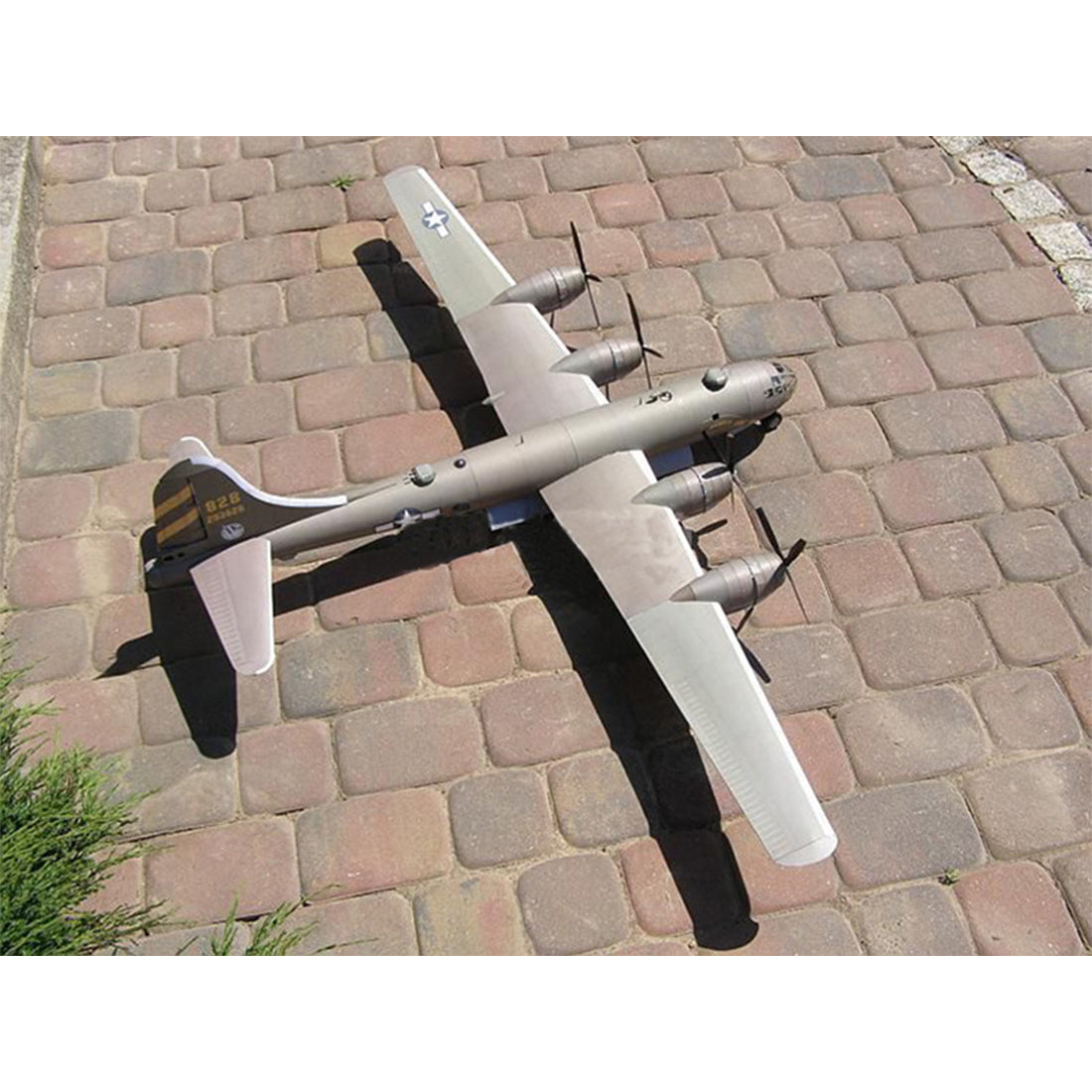 B-29 Heavy Bomber DIY Paper Model Building Kit Wingspam 93cm
