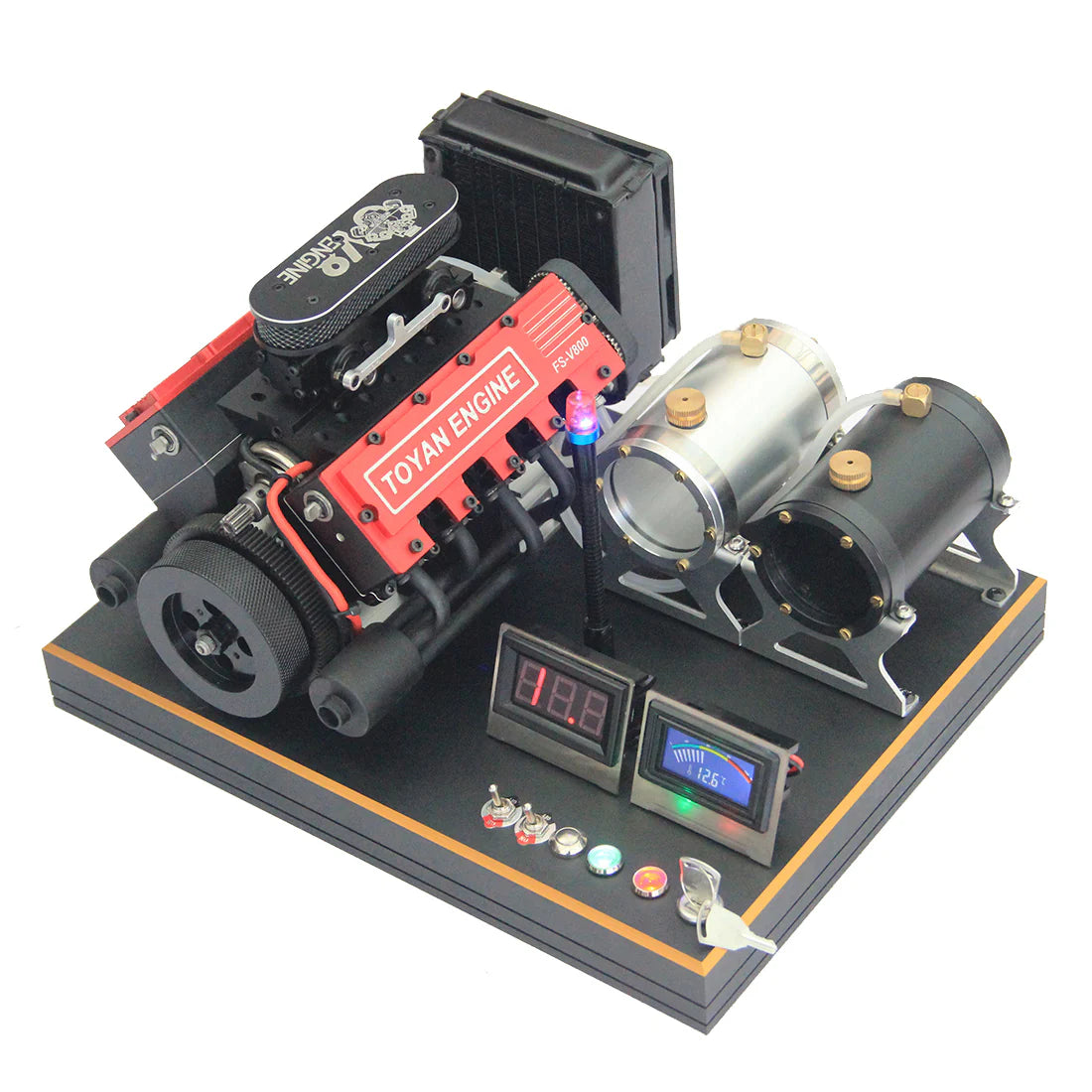 TOYAN V4 Engine Four Cylinder Four Stroke Methanol RC Engine FS-V400A - stirlingkit