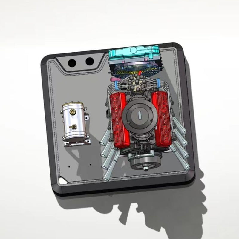 Base for TOYAN V8 FS-V800WGPC Gasoline Engine Model Kits ( New Version) Upgrade