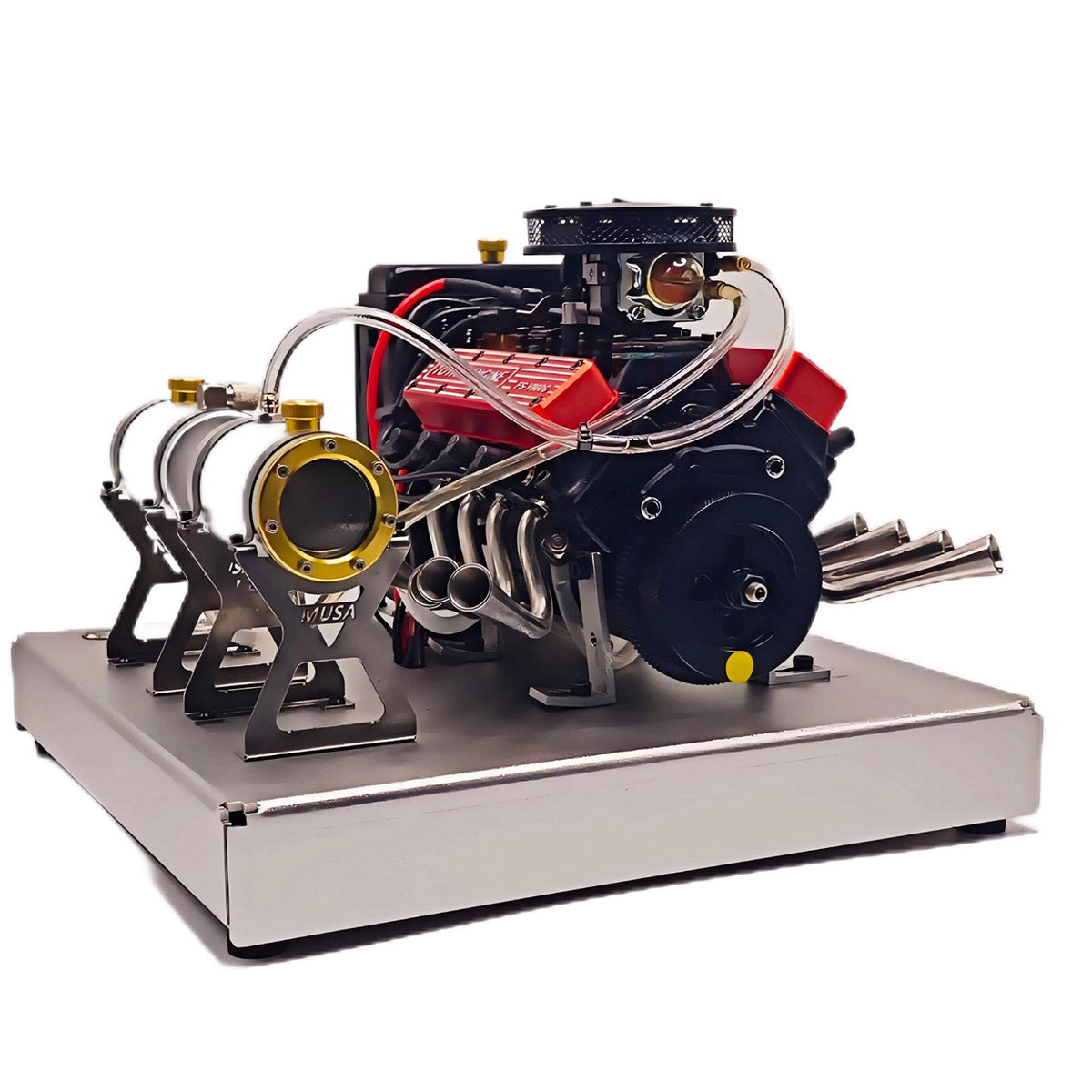 Base for TOYAN V8 FS-V800WGPC Gasoline Engine Model Kits ( New Version) Upgrade - stirlingkit