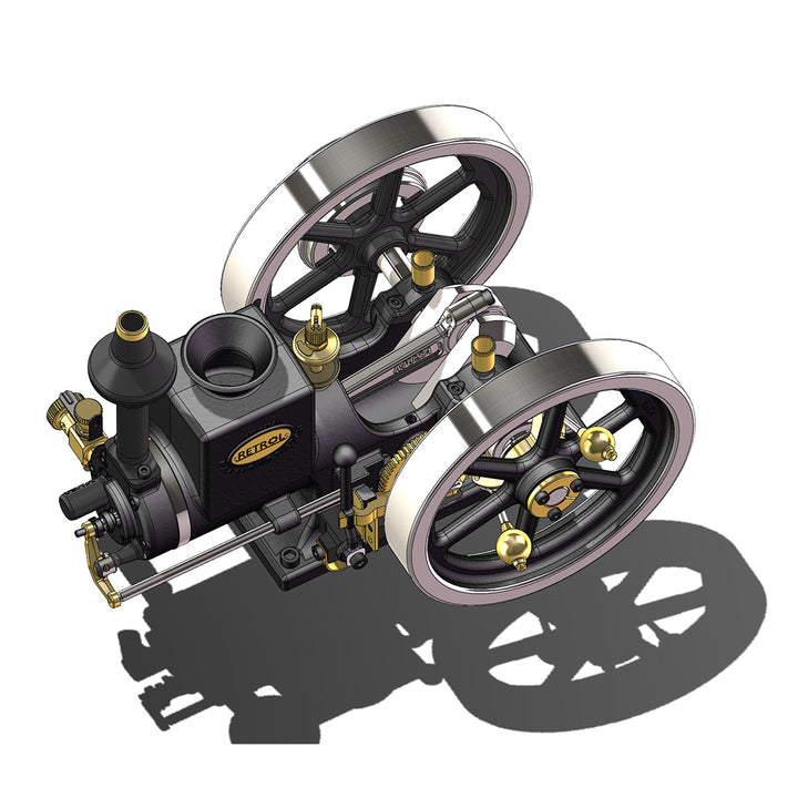 RETROL HM-01 7cc Model Hit and Miss 4-stroke Horizontal Internal Combustion Engine