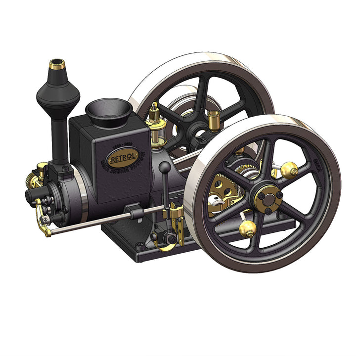 RETROL HM-01 7cc Model Hit and Miss 4-stroke Horizontal Internal Combustion Engine