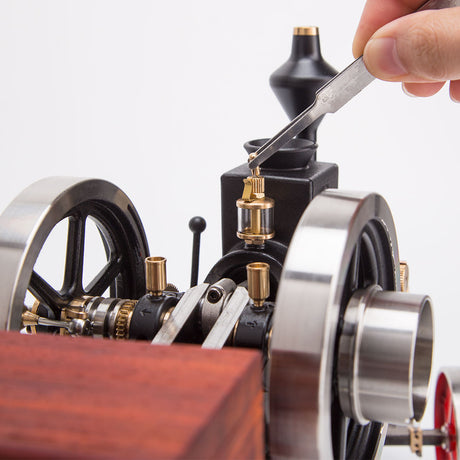 RETROL HM-01 Hit and Miss Engine Full Set with Stationary Engine Cart - stirlingkit