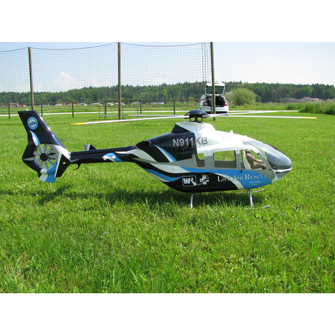 800 Size EC135 GPS RC Helicopter Large Scale Helicopter with H1 PRO Flight Controller RTF - stirlingkit