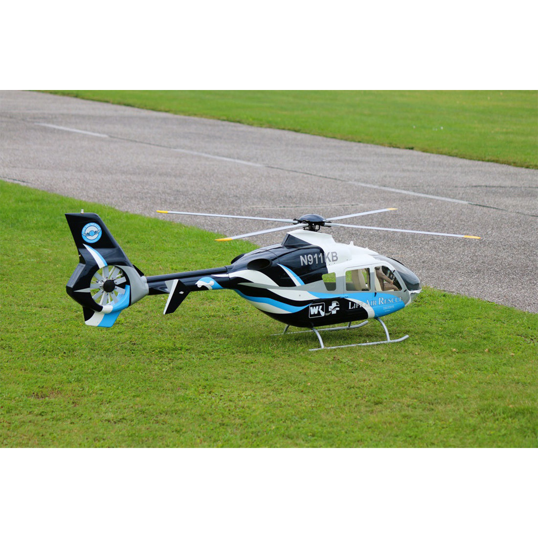 800 Size EC135 GPS RC Helicopter Large Scale Helicopter with H1 PRO Flight Controller RTF - stirlingkit