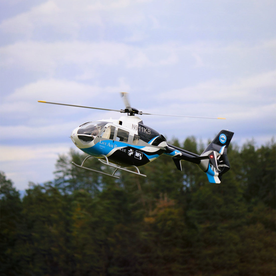 800 Size EC135 GPS RC Helicopter Large Scale Helicopter with H1 PRO Flight Controller RTF - stirlingkit