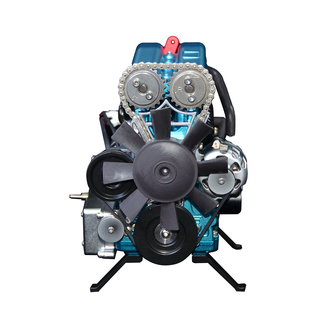 TECHING Construisez vos propres kits de moteur 4 cylindres pour adultes avec turbocompresseur DM111 Upgrade