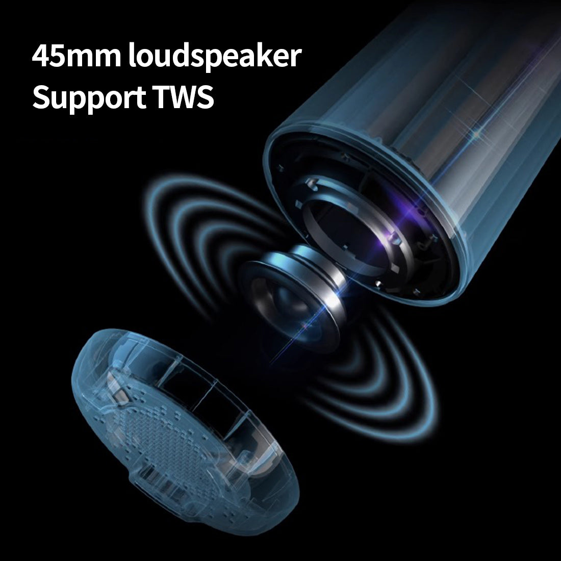 Portable Spaceship Multi-Media Bluetooth Party Speaker - stirlingkit
