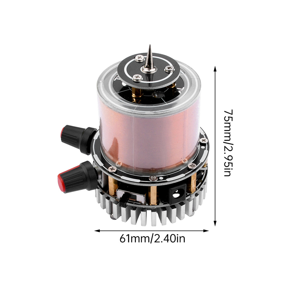 Miniature Tesla Engine Bluetooth Miniature Musical Tesla Coil Plasma Loudspeaker - Stirlingkit