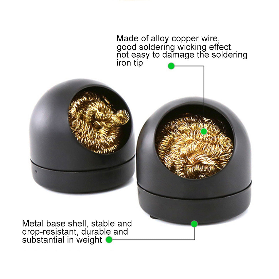 Brass Tip Cleaner with Holder for Circuit Sculpture Must-have Tool - stirlingkit