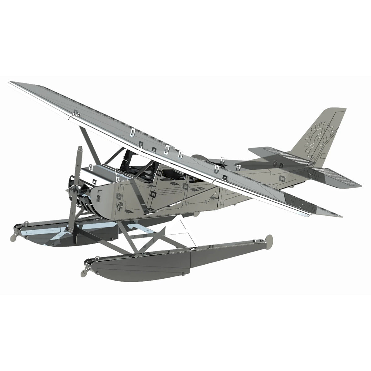 BREEZE DRIFTER CESSNA Seaplane 3D Metal Aircraft Model Kit - stirlingkit