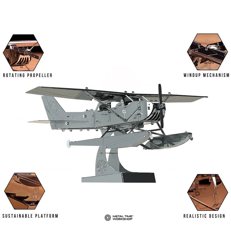 BREEZE DRIFTER CESSNA Seaplane 3D Metal Aircraft Model Kit