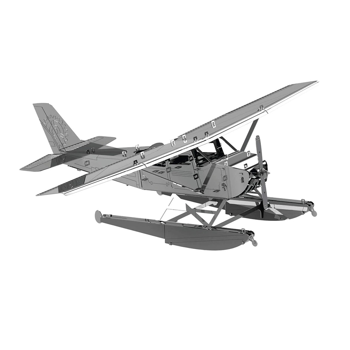 BREEZE DRIFTER CESSNA Seaplane 3D Metal Aircraft Model Kit - stirlingkit