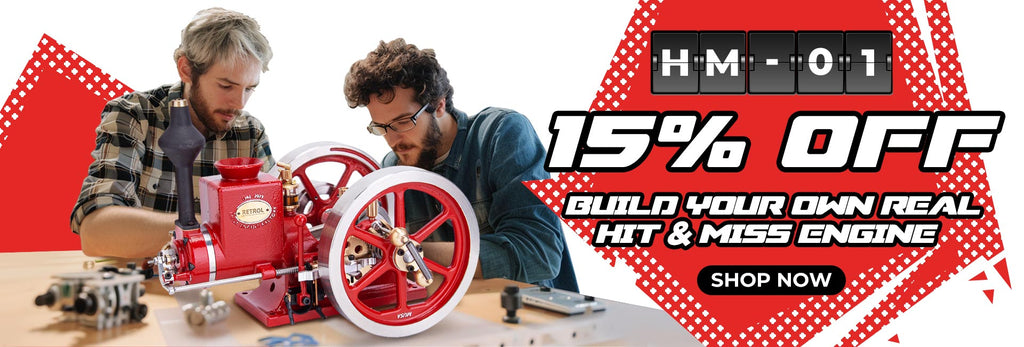 Stirling Engine Model Kit & Generator for Sale - Stirlingkit