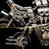 Build a Motorcycle 3D DIY Metal Mode Kits Gift for Bikers 900+PCS - stirlingkit