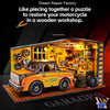 Build Your Own Car Garage  3D Wooden DIY Model Building Kits 200+PCS