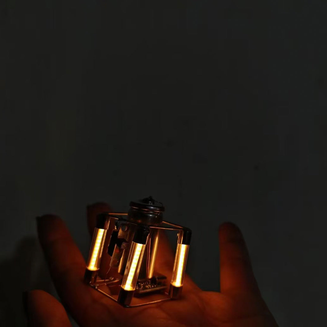 Build Your Own Copper Wire Cube Lamp DIY Circuit Sculpture Minimalist Decor Light - stirlingkit