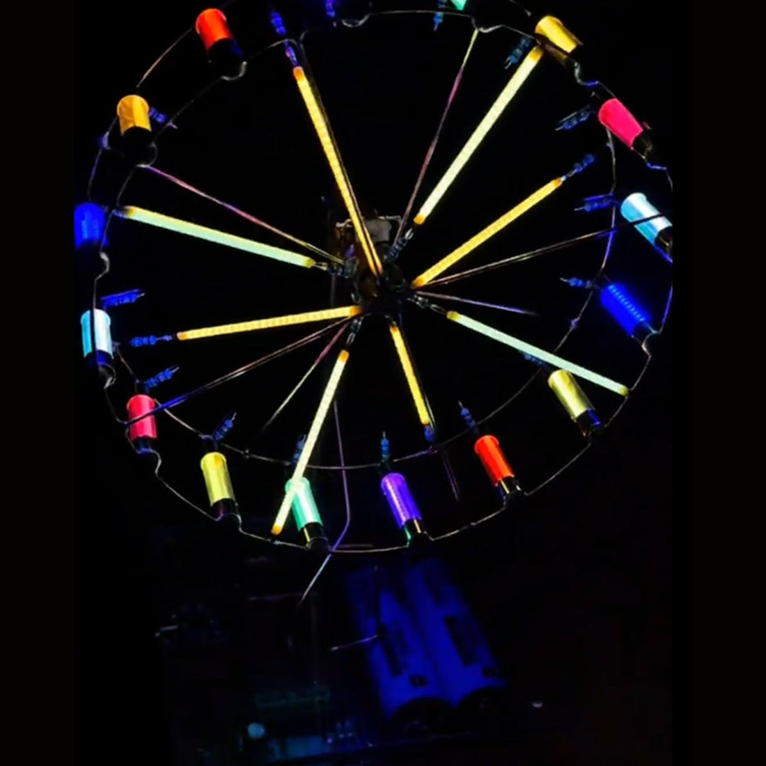 Build Your Own Ferris Wheel Mode Kits Circuit Sculpture Model - stirlingkit