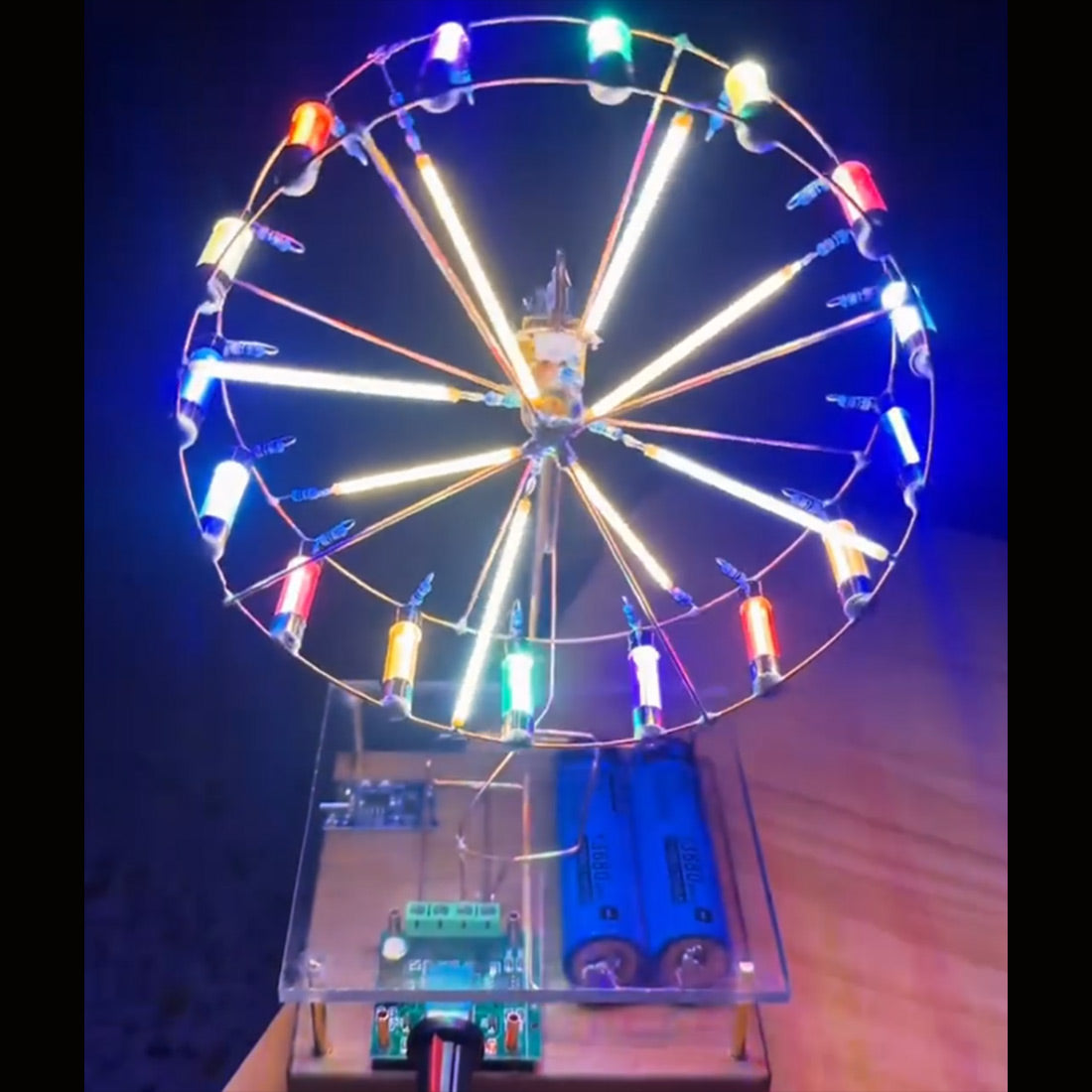 Build Your Own Ferris Wheel Mode Kits Circuit Sculpture Model - stirlingkit
