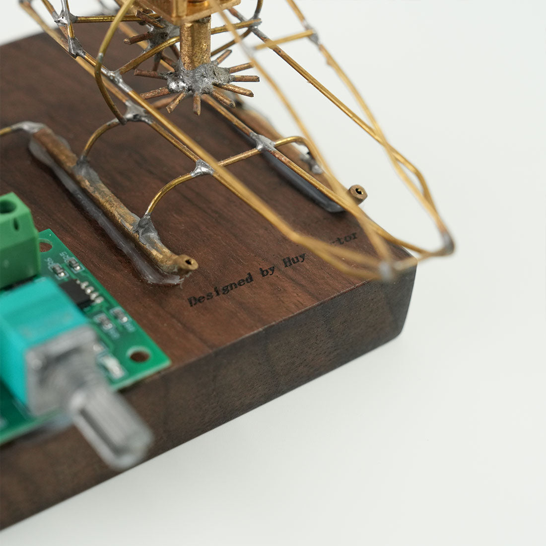 Build Your Own Helicopter Desk Lamp DIY Circuit Sculpture Model