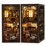 Build Your Own Miniature Mechanic Shop Garage – Auto Repair 3D Wooden House Book Nook Kit (374 PCS)