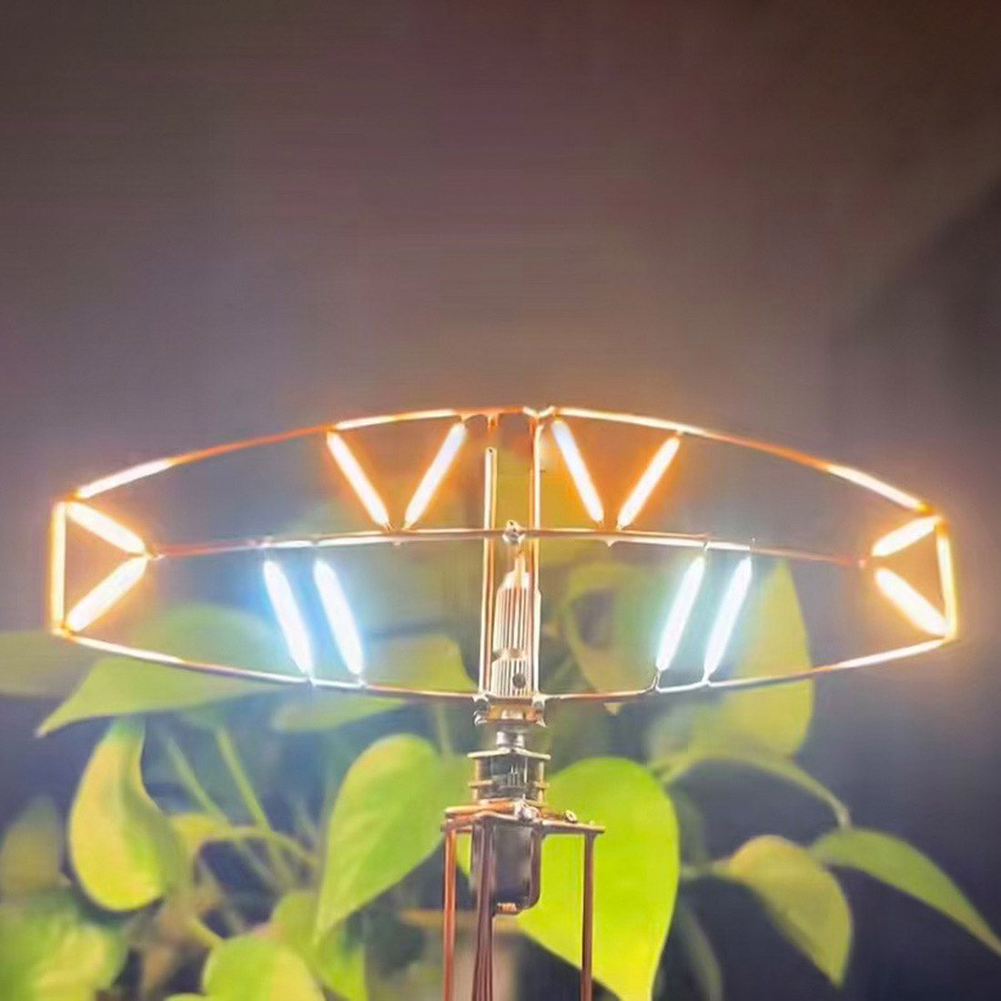 Build Your Own Retro Weather Radar Tower Circuit Sculpture Model Kits with LED Light - stirlingkit