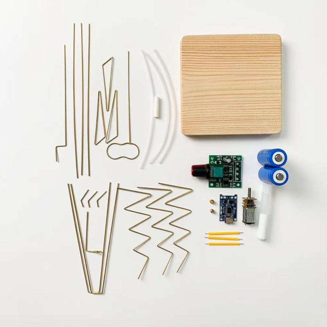 Build Your Own Windmill Desk Lamp DIY Kits Circuit Sculpture Model - stirlingkit