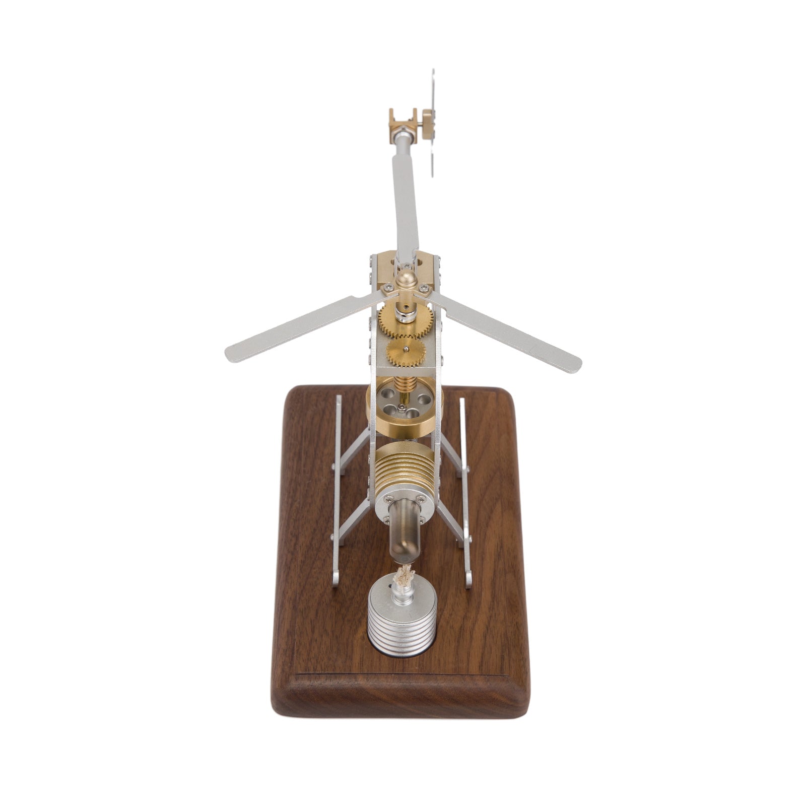 Building a Mini Stirling Helicopter Assembly DIY Kits STEM Model