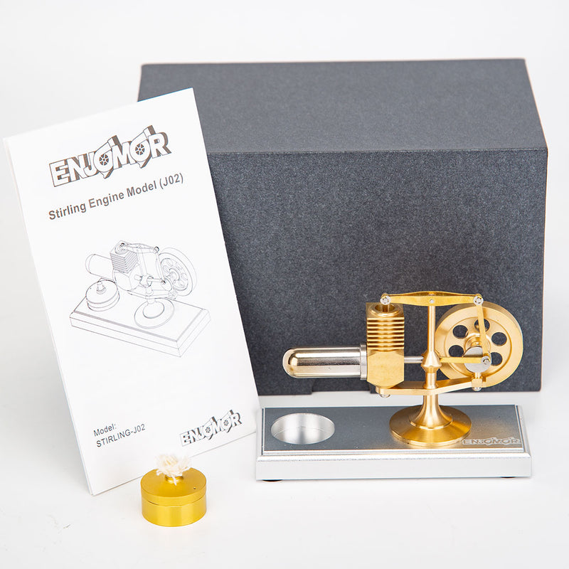 Building the World's Smallest Stirling Engine Model Kits That Runs J02 - stirlingkit