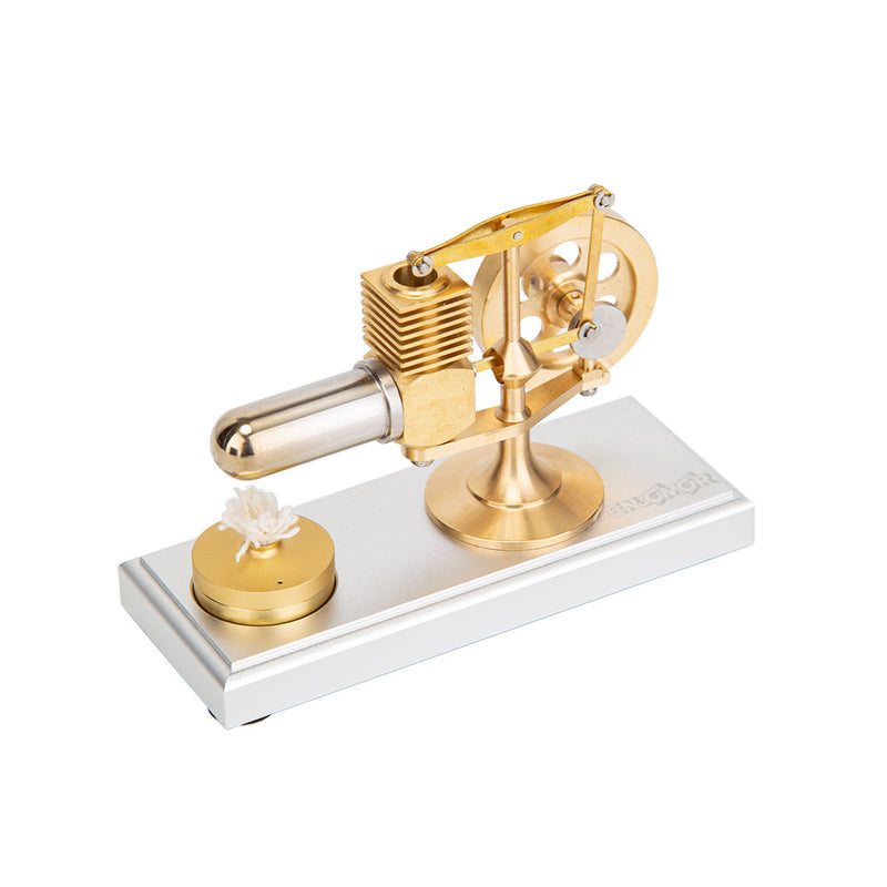 Building the World's Smallest Stirling Engine Model Kits That Runs J02 - stirlingkit