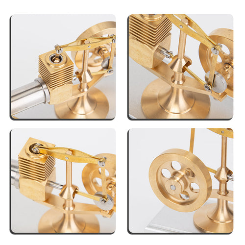 Building the World's Smallest Stirling Engine Model Kits That Runs J02 - stirlingkit