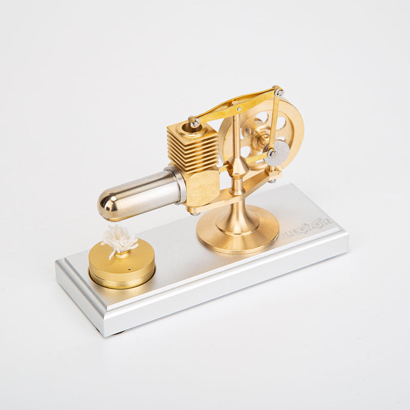 Building the World's Smallest Stirling Engine Model Kits That Runs J02 - stirlingkit