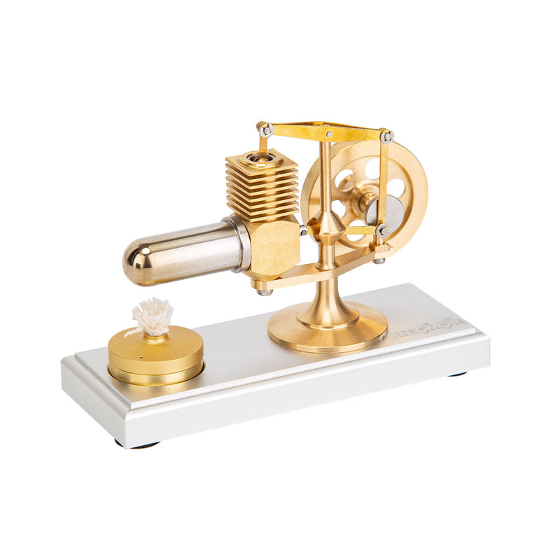 Building the World's Smallest Stirling Engine Model Kits That Runs J02 - stirlingkit