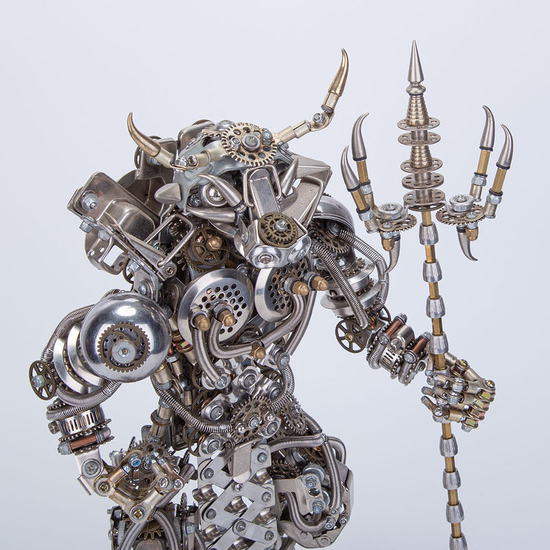 Bull-Headed Demon Minotaur 3D DIY Metal Assembly Model Building Kits - stirlingkit