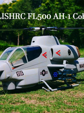 FLISHRC FL500 AH-1 Cobra 500-Class Large Scale GPS RC Helicopter Model with L7 Flight Controller 2.4G 6CH RTF