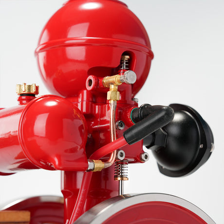 RETROL & OKMO B01 Ball Top Vertical Hit and Miss Engine Miniature Gas ICE Engine - stirlingkit