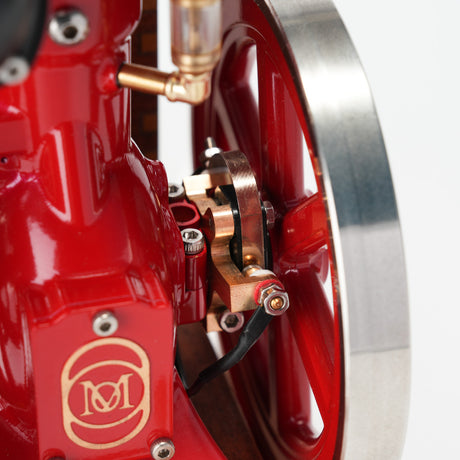 RETROL & OKMO B01 Ball Top Vertical Hit and Miss Engine Miniature Gas ICE Engine - stirlingkit