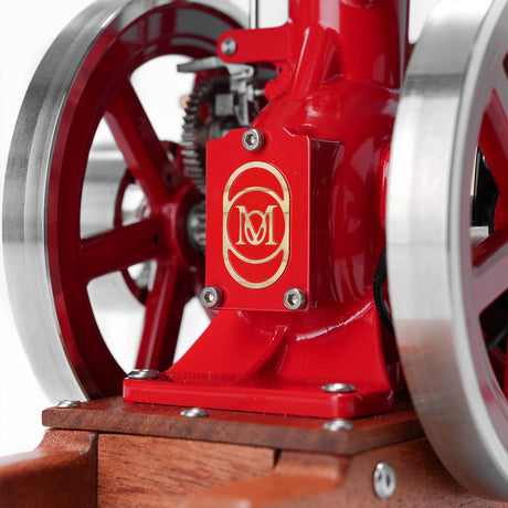 RETROL & OKMO B01 Ball Top Vertical Hit and Miss Engine Miniature Gas ICE Engine - stirlingkit