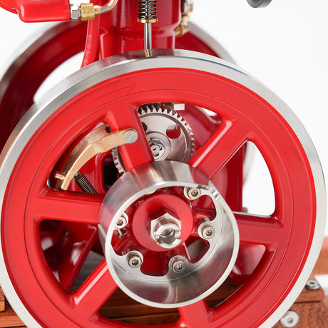 RETROL & OKMO B01 Ball Top Vertical Hit and Miss Engine Miniature Gas ICE Engine - stirlingkit