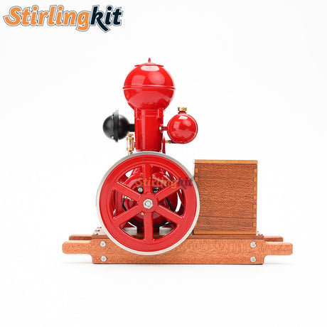 RETROL & OKMO B01 Ball Top Vertical Hit and Miss Engine Miniature Gas ICE Engine - stirlingkit