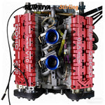 RUIFEIYA V10-150 1/4-Scale V10 Engine Model High Performance – 150cc DOHC, 40-Valve, 4-Stroke, Water-Cooled, Limited Edition Up to 11,000 RPM - stirlingkit