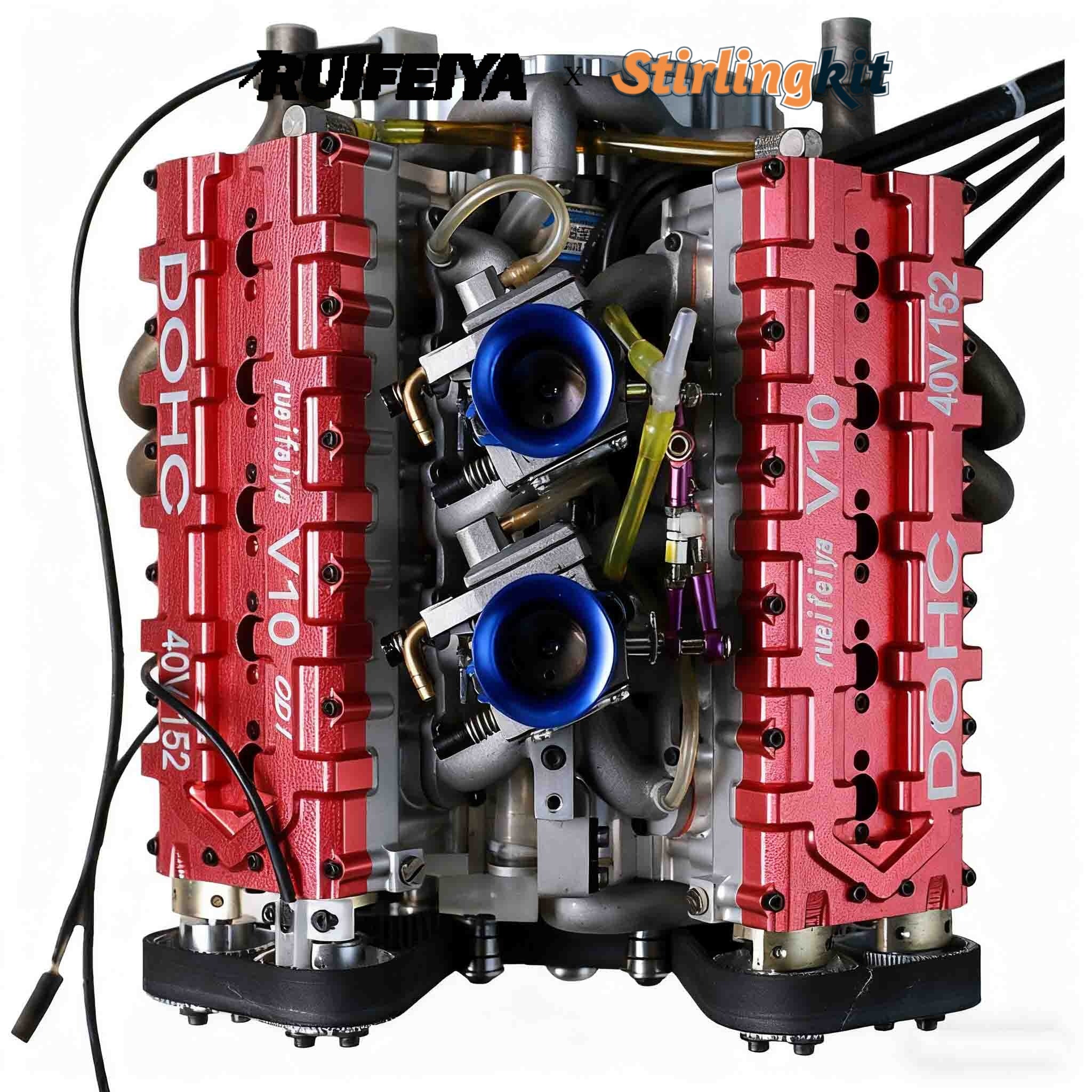 V10 Engine Rpm RUIFEIYA V10-150 1/4-Scale V10 Engine Model High Performance – 150cc ...