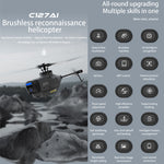 C127AI Scout Drone Model 2.4G RC 4CH Single-Rotor Brushless RC Helicopter Model Without Aileron - RTF Version - stirlingkit