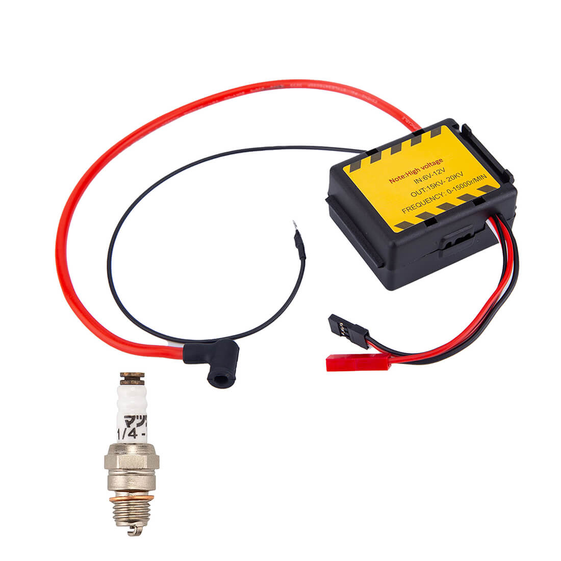 CDI Ignition with Spark Plug Starter Kit for RETROL HM-01 Hit and Miss Engine Model - stirlingkit