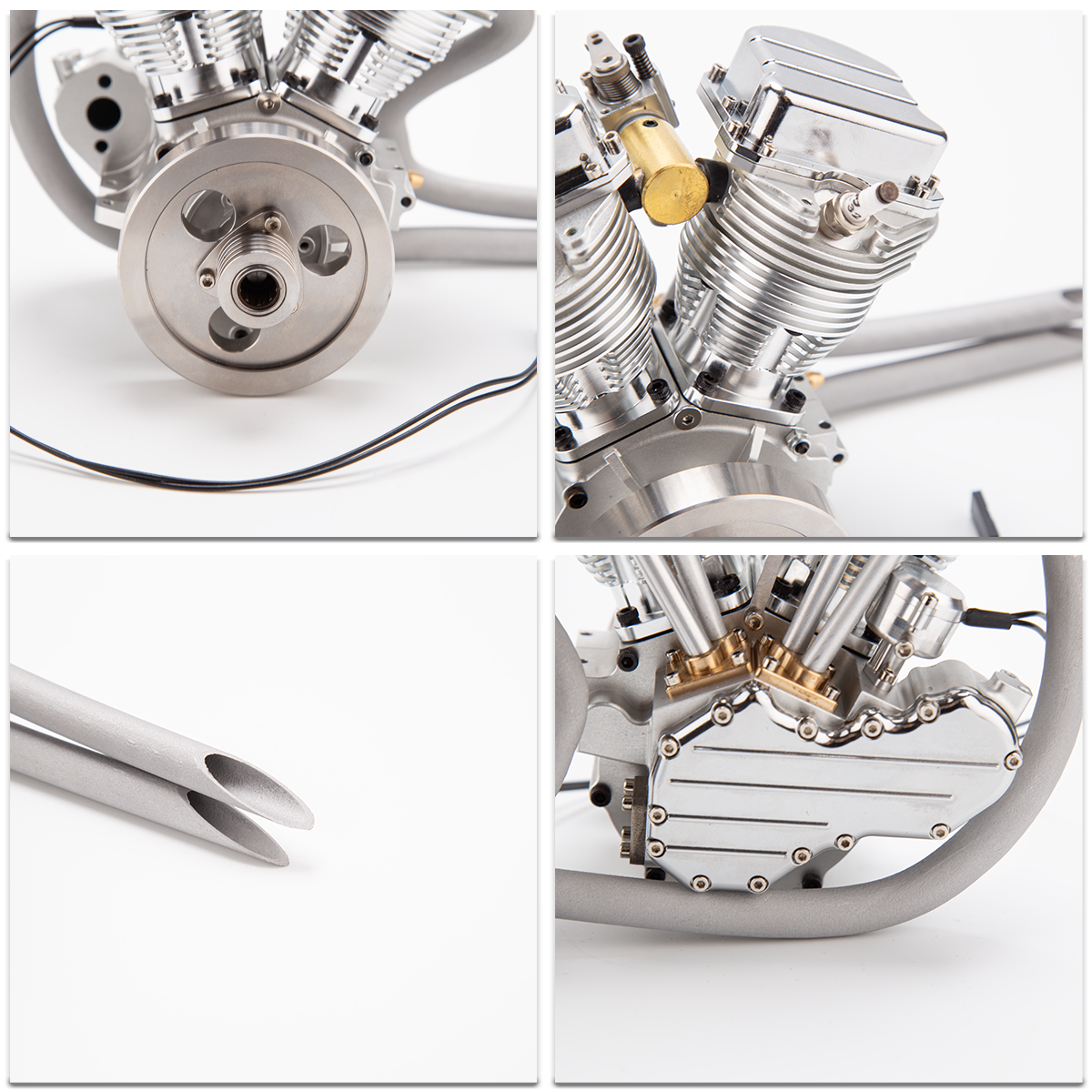 CISON FG-18VTP 18.2cc V-Twin V2 Four-Stroke Gas Engine Model Complete Set Oney Key Start - stirlingkit