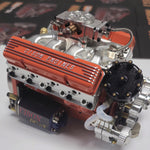 CISON Gasoline OHV V8 Small-block Engine Model Kits 4-Stroke 44cc Water-Cooled 1/6